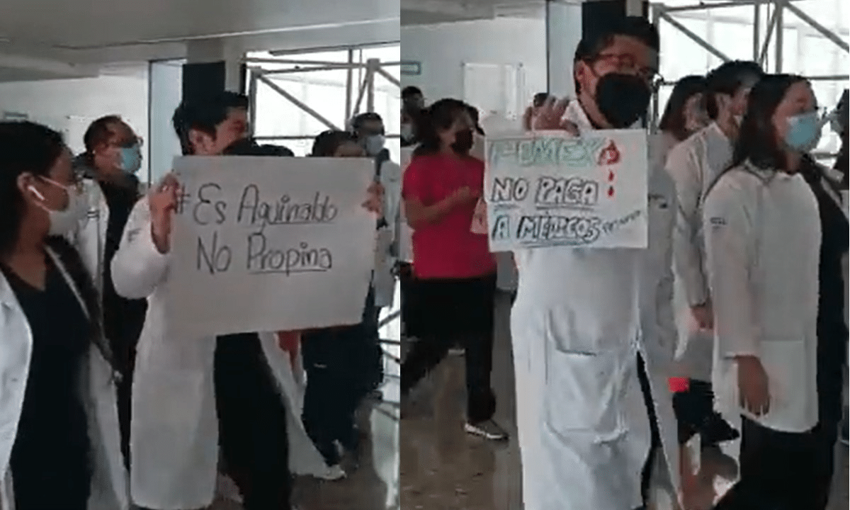 Médicos residentes Pemex Octavio Oropeza salario base